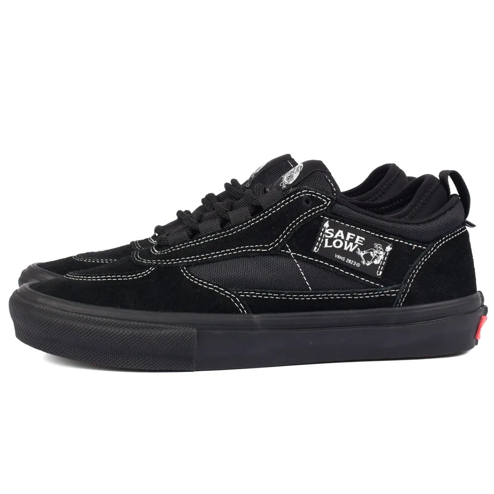 French Ease Edge Hike Vans - Skate Safe Low (Black/Black)
