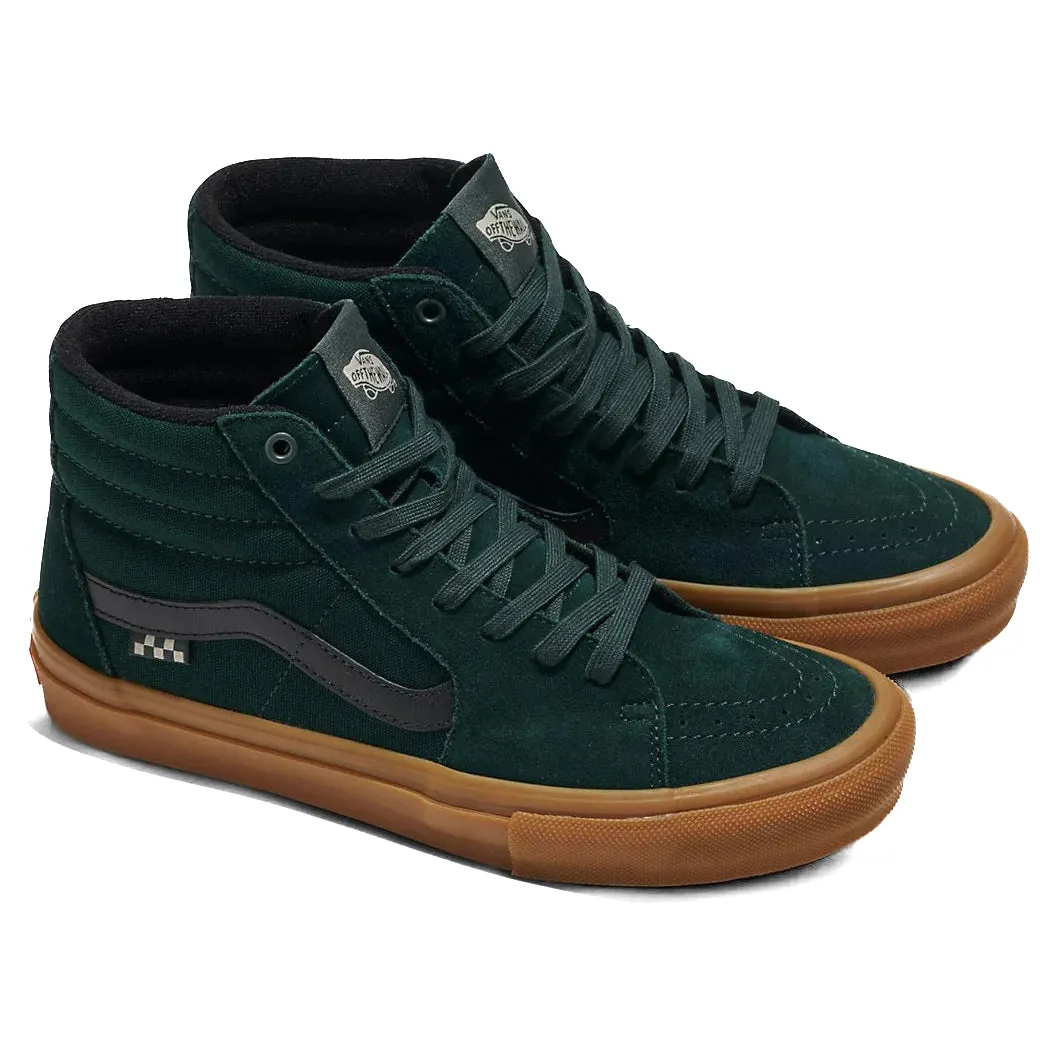 Vans - Skate Sk8-Hi (Green/Gum) *SALE Easy Entry Comfortable Shoes