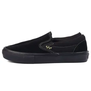 Vans - Skate Slip-On (Black/Olive Green) Touch Of Style Sleek Fit