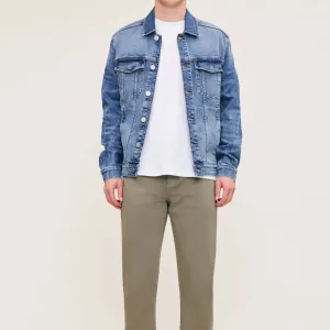 Vaughn Jacket Trucker (Lakewood) Heat Sealed Zippers Durable Corrosion Resistant Zippers