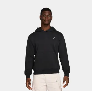 product festival wear fun Streetwear Basics Brooklyn Fleece Pullover Mens Hoodie (Black/Black)