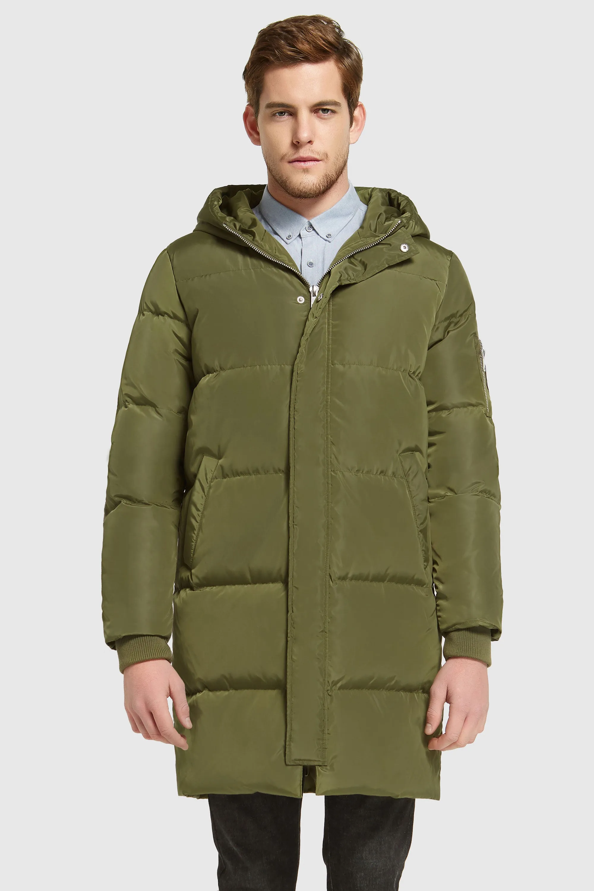 Knee Length Winter Thickened Down Jacket Evening Chill Piece