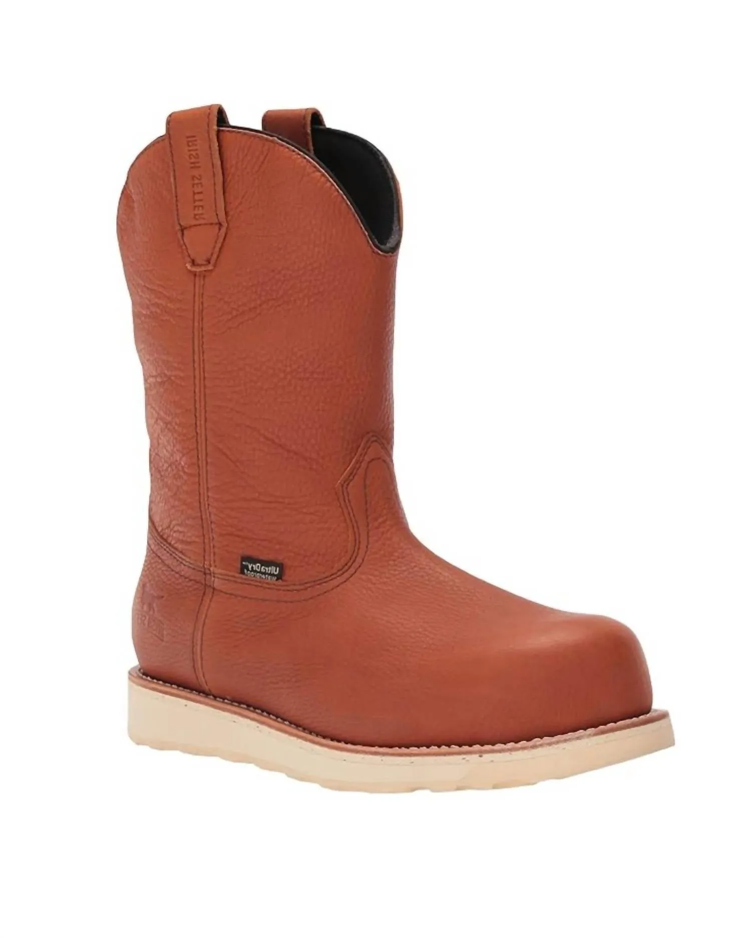 Men's 11" Wingshooter Composite Toe Slip On Work Boots In Brown Reliable Comfort