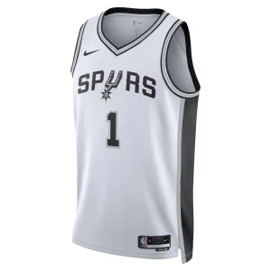 Victor Wembanyama San Antonio Spurs Association Edition 2022/23 Men's Nike Dri-FIT NBA Swingman Jersey Light Reflective Trim Accent