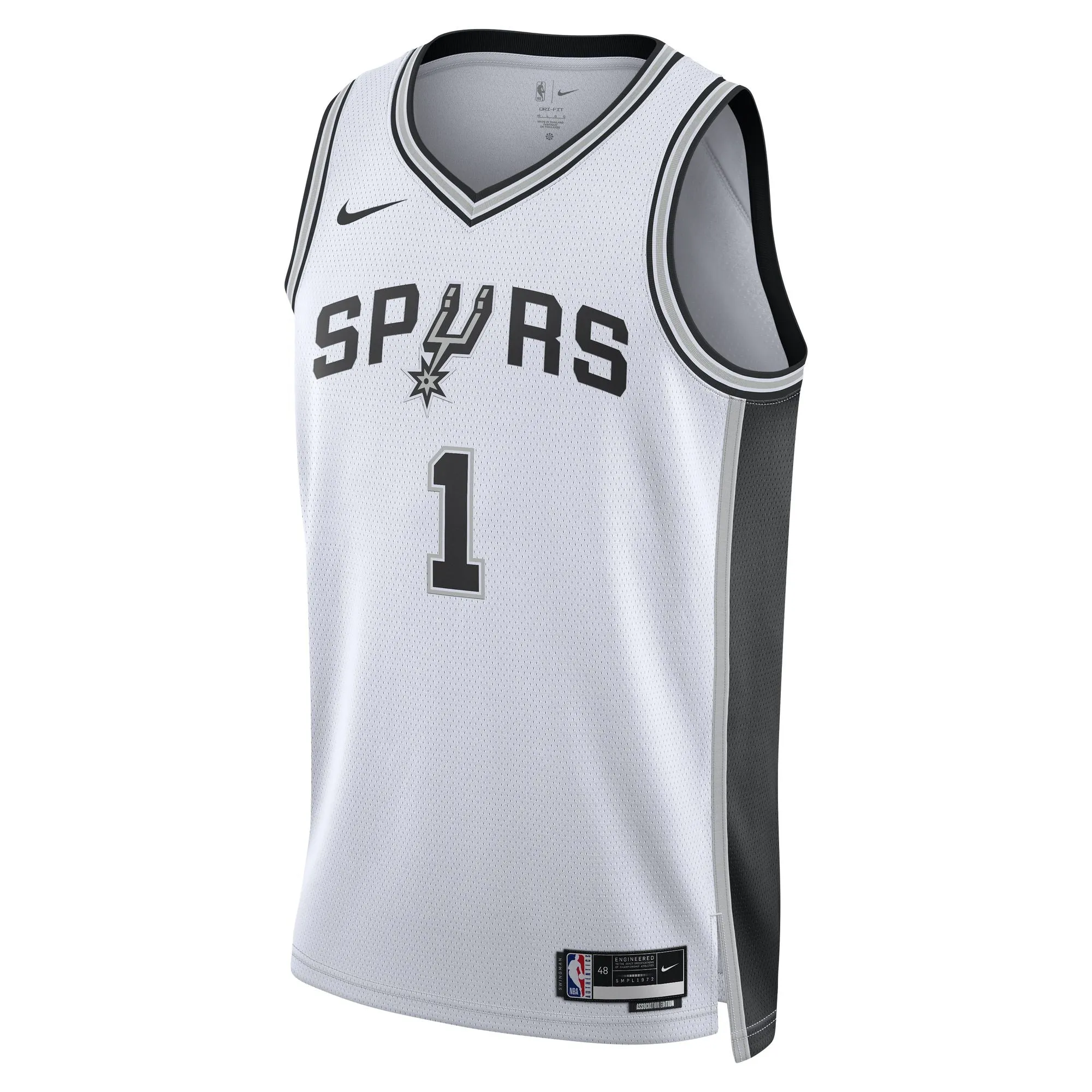 Victor Wembanyama San Antonio Spurs Association Edition 2022/23 Men's Nike Dri-FIT NBA Swingman Jersey Low Bulk Construction