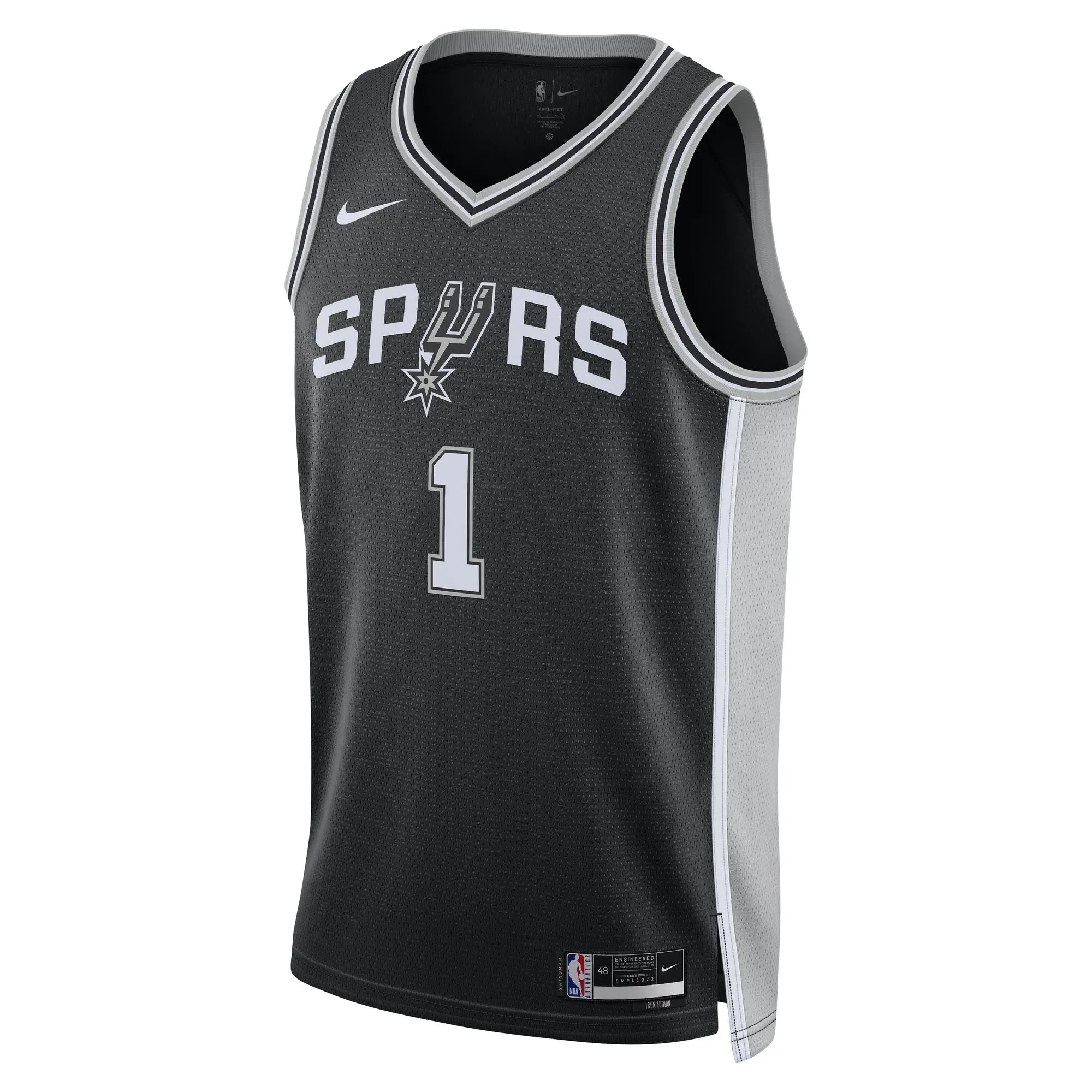 Precision Cut Victor Wembanyama San Antonio Spurs Icon Edition 2022/23 Nike Dri-FIT NBA Swingman Jersey