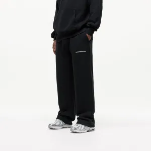 Core Cut Sweat Wicking Lining Vintage Washed Jet Black Sweatpants