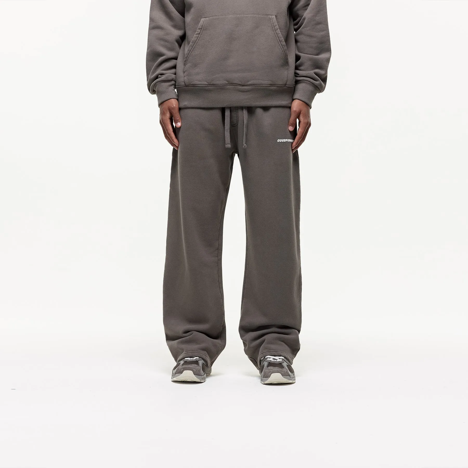 Vintage Washed Walnut Sweatpants NonIrritatingStitching