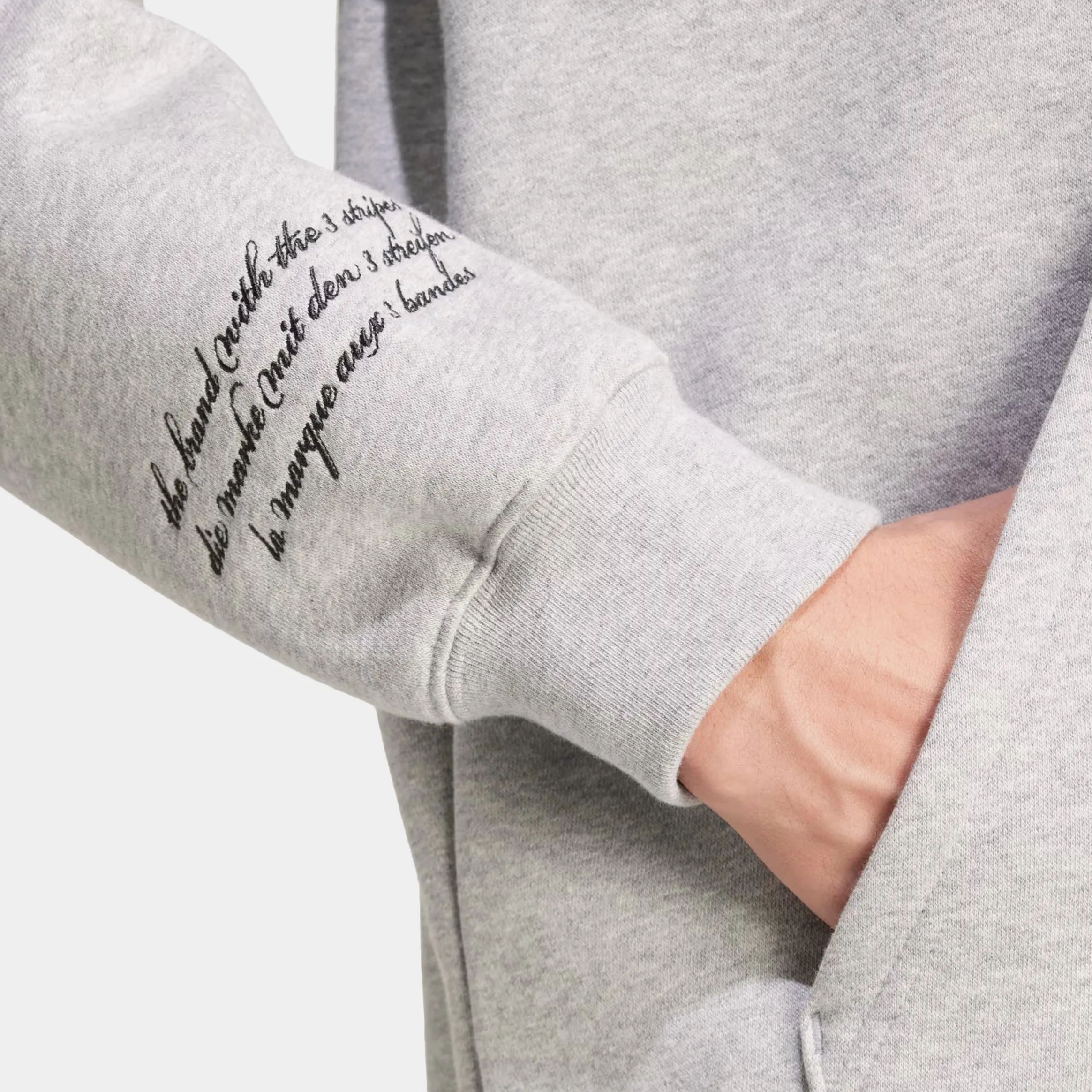 VRCT Graphic Pullover Mens Hoodie (Grey/Red) Travel Companion