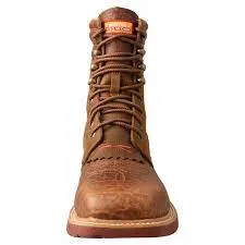 Twisted X Men's CellStretch Lacer Alloy Toe Work Boot Comfortable Straps Long-Distance Walk