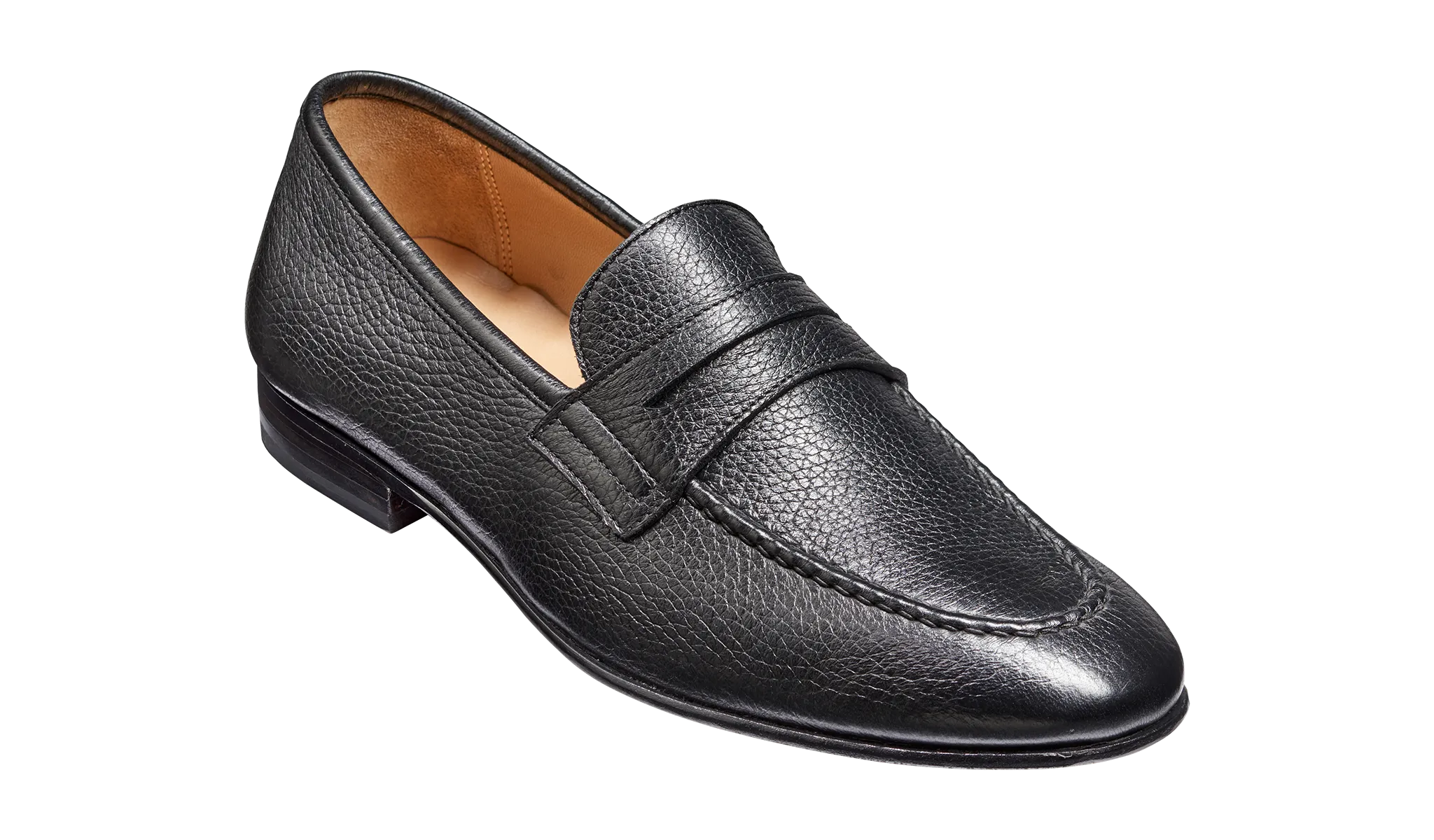 Ledley - Black Deerskin Loafer Food Market Workday Comfort