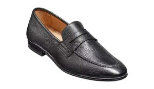 Market Walks Ledley - Black Deerskin Loafer