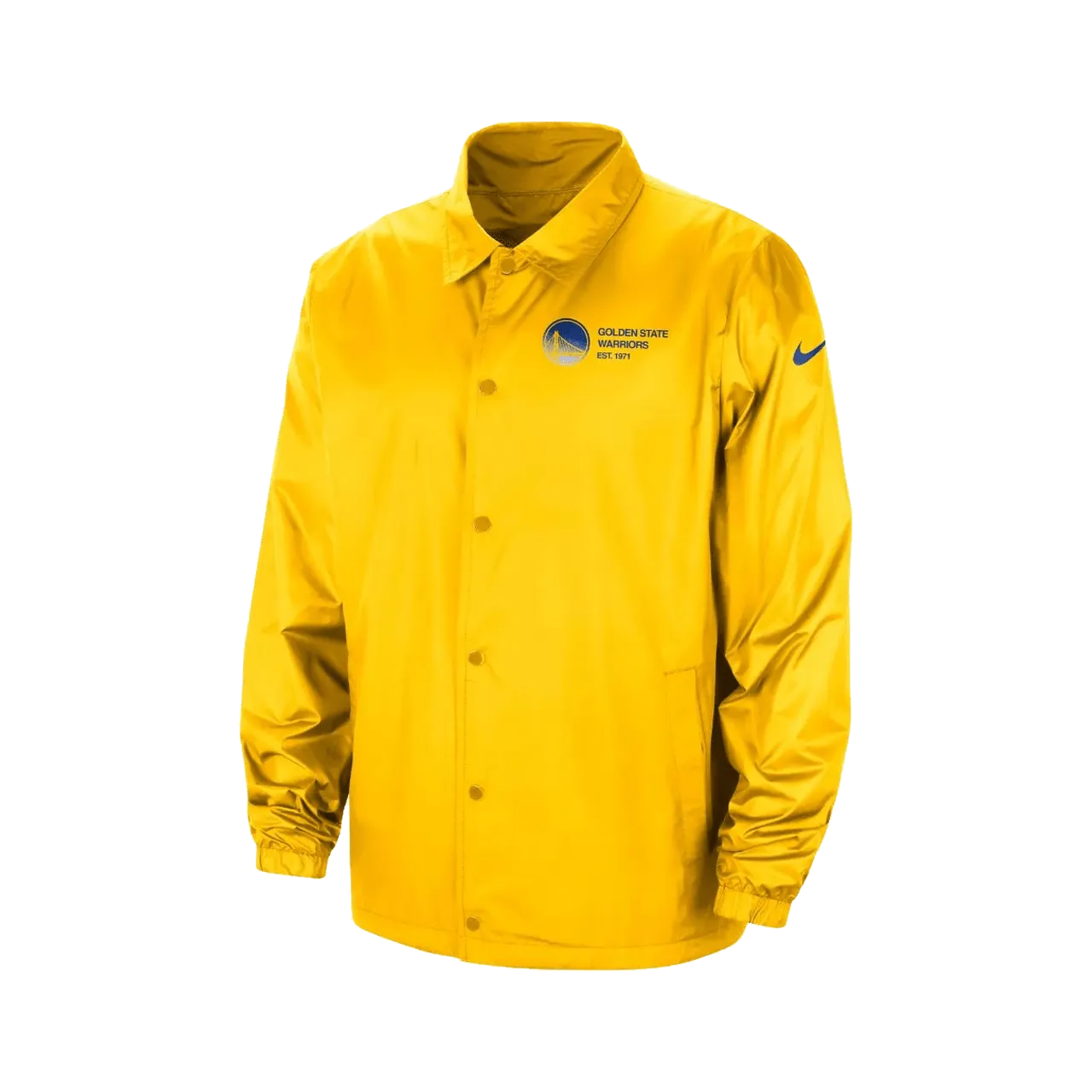 Go-To Layer Gift worthy Nike NBA Golden State Warriors Men's Coaches Jacket