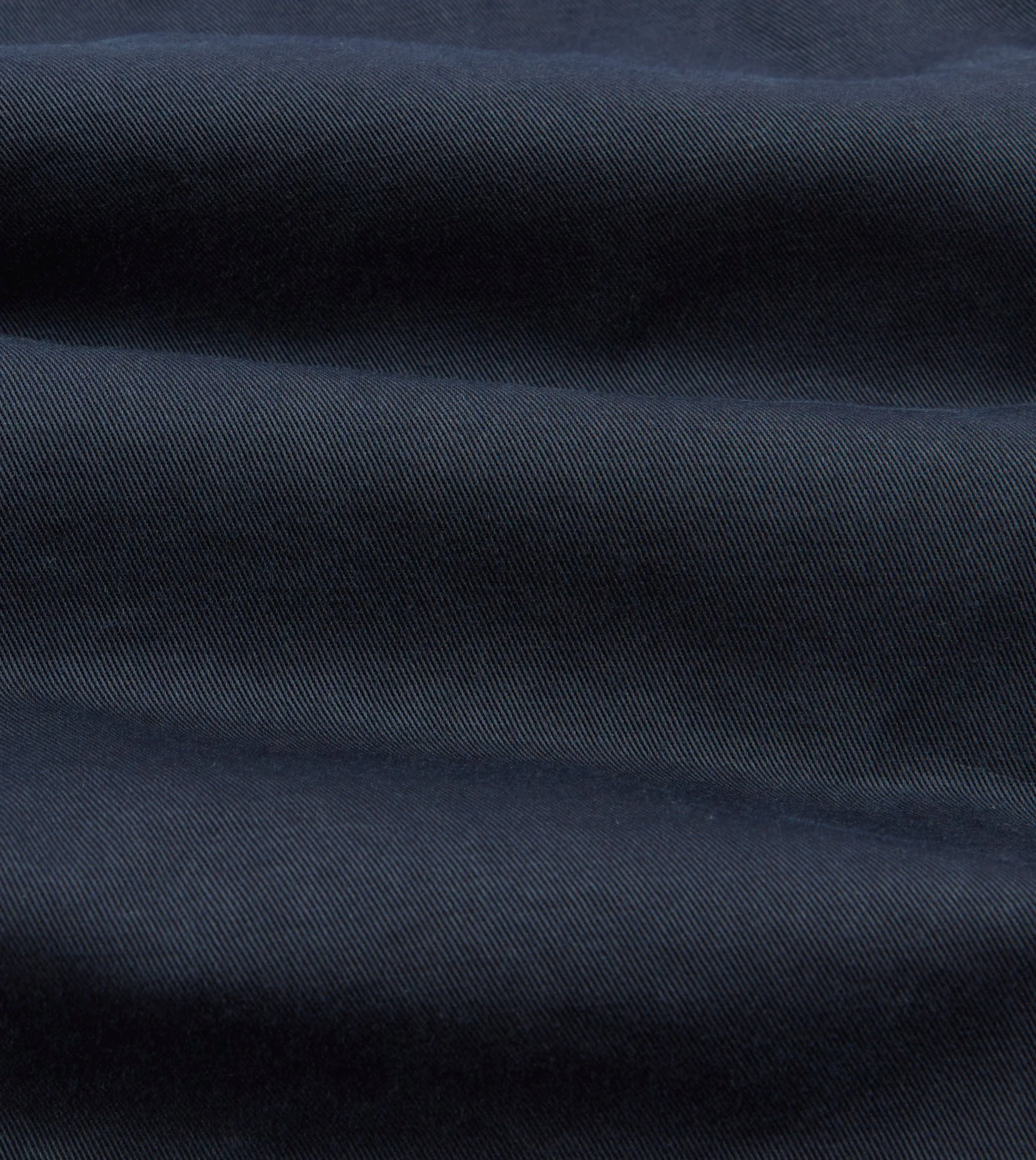 Washed Navy Cotton Twill Single-Pleat Shorts Gloves No Ride Up Technology