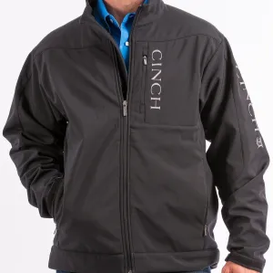 Cinch Men's Logo Concealed Carry Bonded Jacket in Black Ripstop Fabric Technology