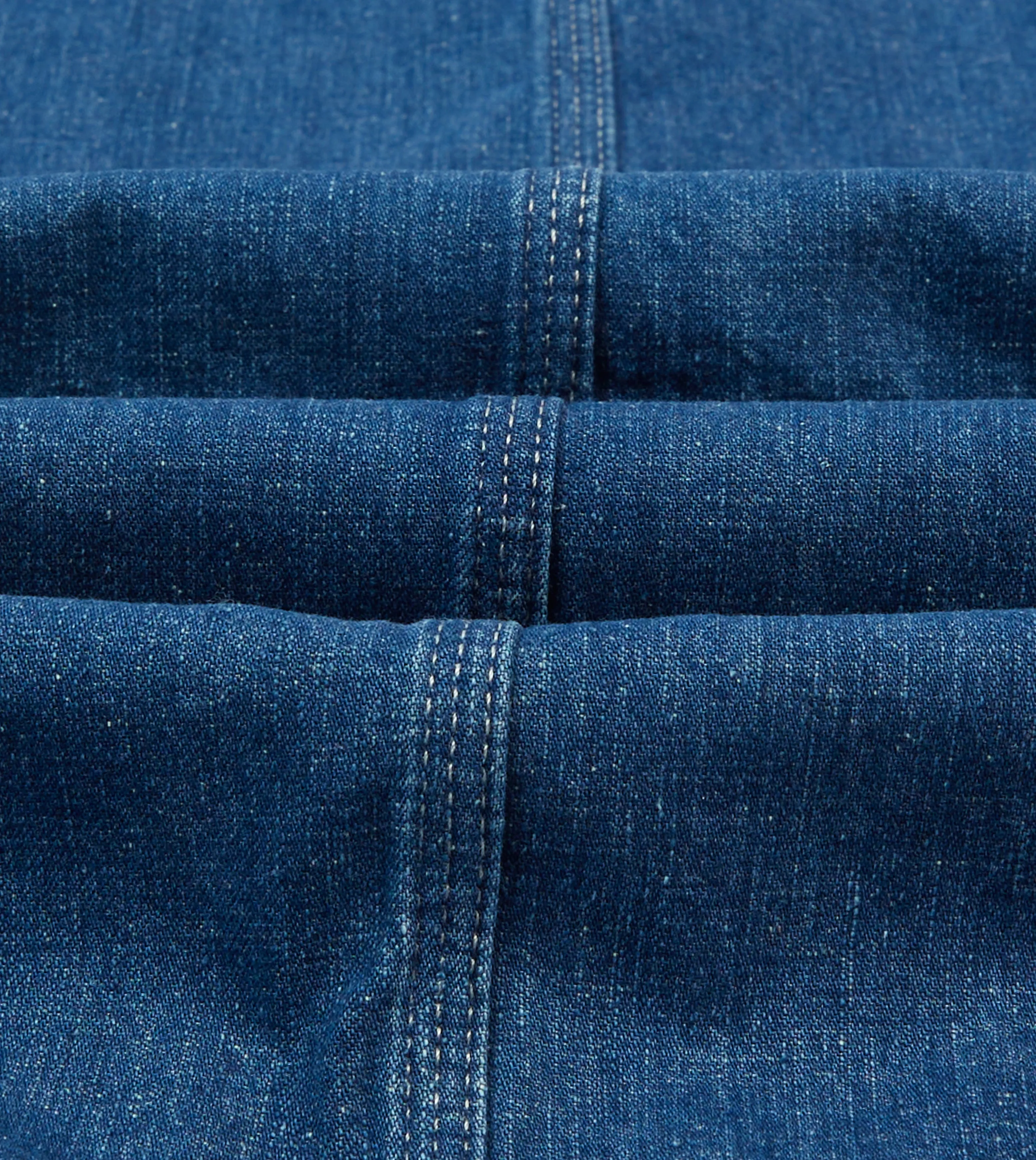 Stone Wash Selvedge Denim Welder Jacket Light Diffusing Fabric One Color