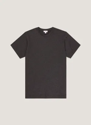 Men's Riviera T-shirt in Charcoal Melange Weekend Essential
