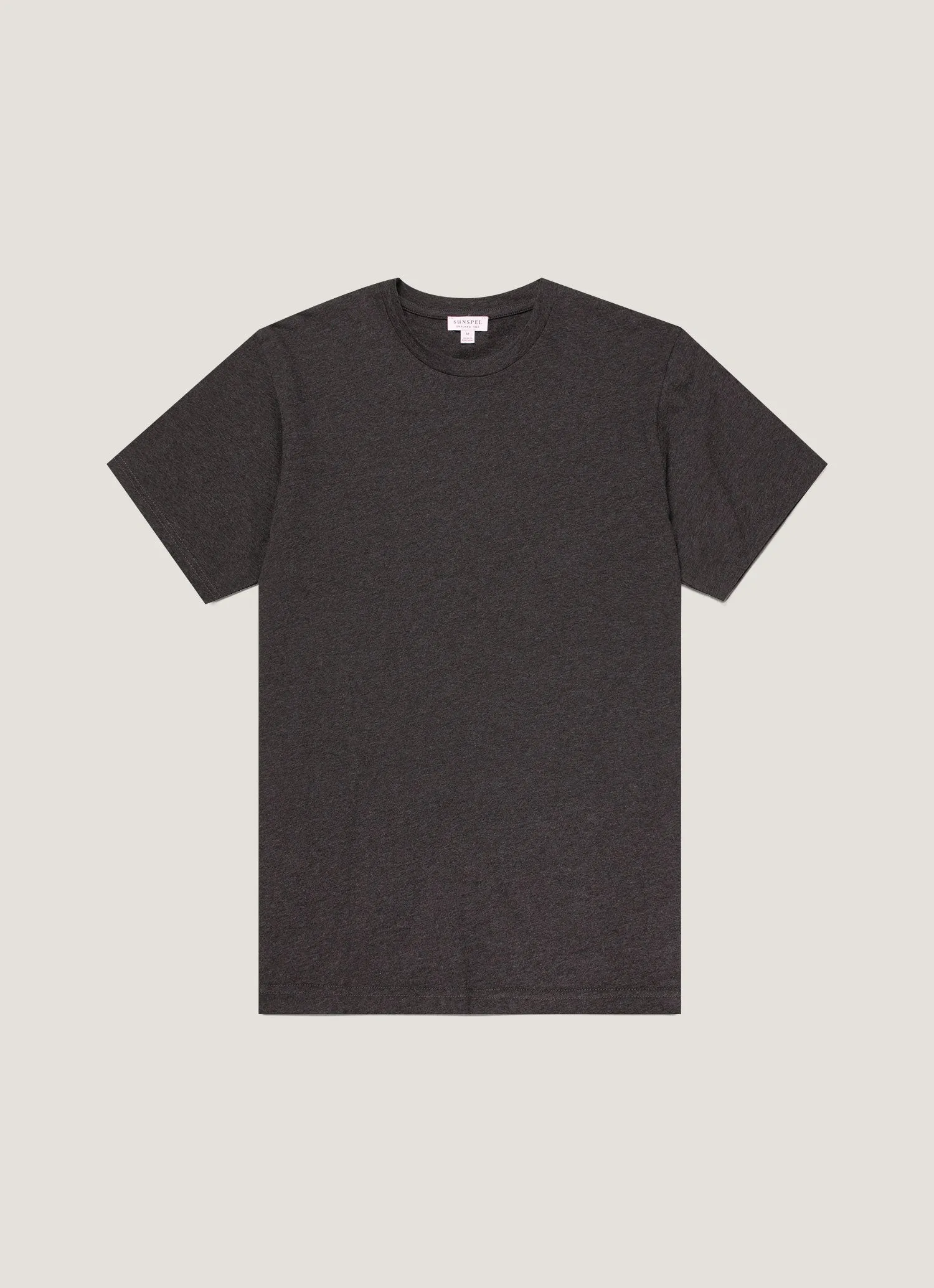 Men's Riviera T-shirt in Charcoal Melange Weekend Essential