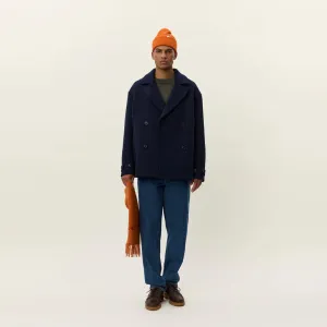 McKee Solid Wool Jacket (Dark Navy) HypoallergenicMaterial Work Tough