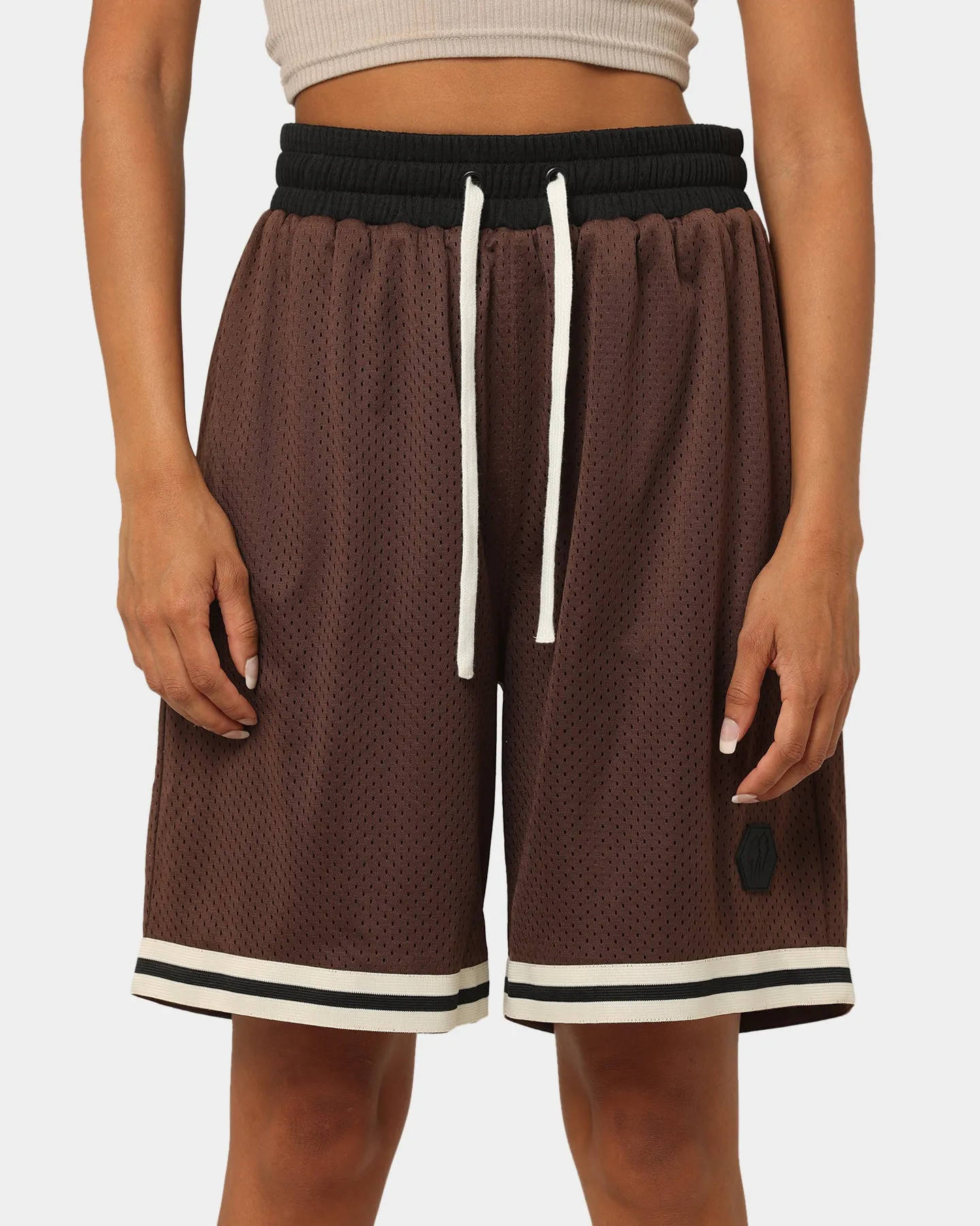 Travel Shorts Slim Look EN ES Team Basketball Shorts Brown