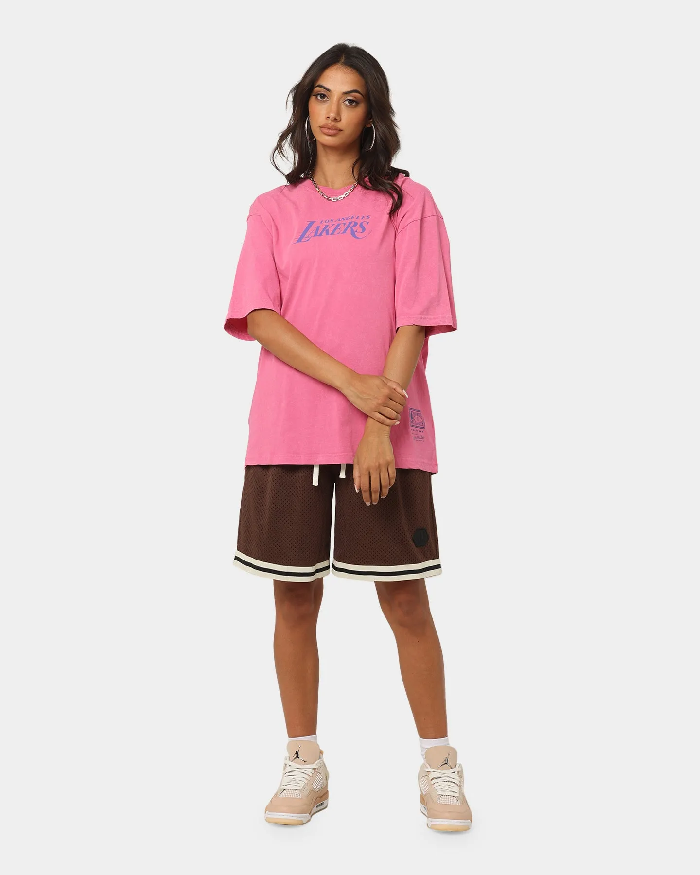 EN ES Team Basketball Shorts Brown stretchy fabric budget-friendly