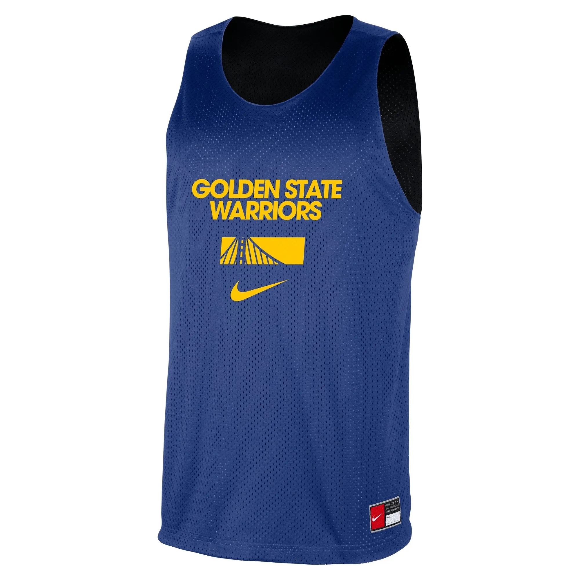 Golden State Warriors Men's Nike NBA Mesh Practice Jersey All Sport Fit Durable Moisture Management