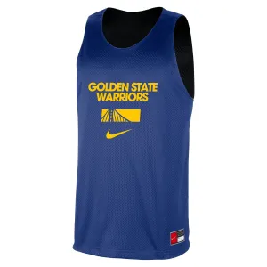 Shape Retention Fabric Thermoregulating Technology Golden State Warriors Men's Nike NBA Mesh Practice Jersey