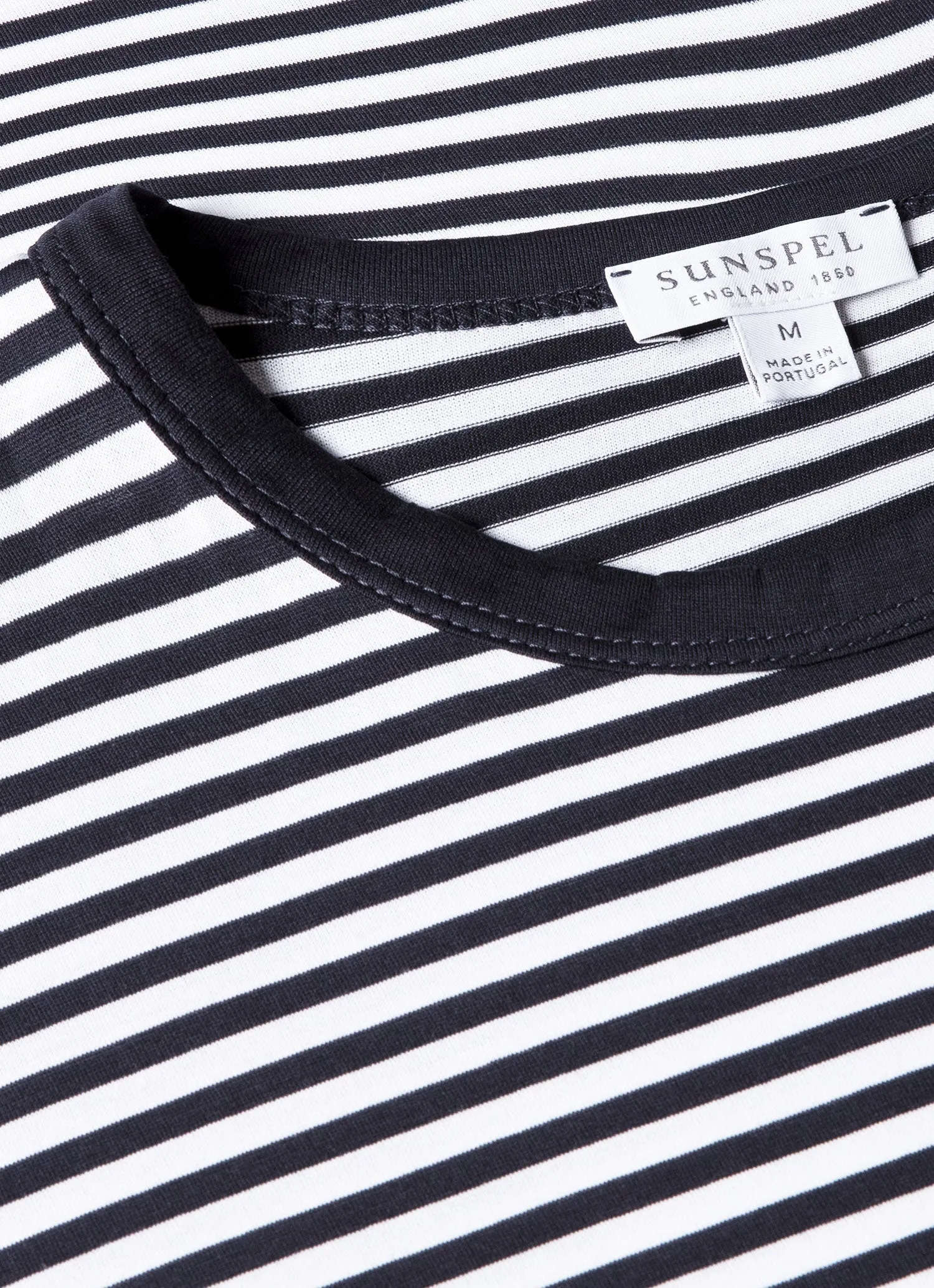 All-Day Wear Men's Classic T-shirt in Navy/White English Stripe