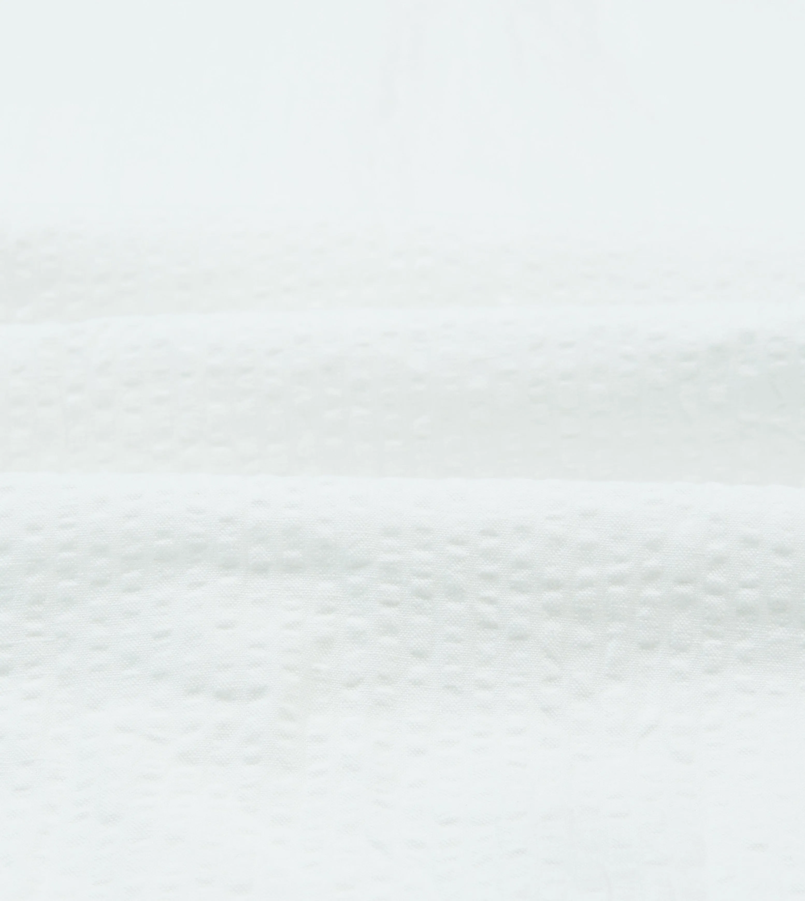 White Cotton-Linen Seersucker Camp Collar Short Sleeve Shirt Versatile Fashion