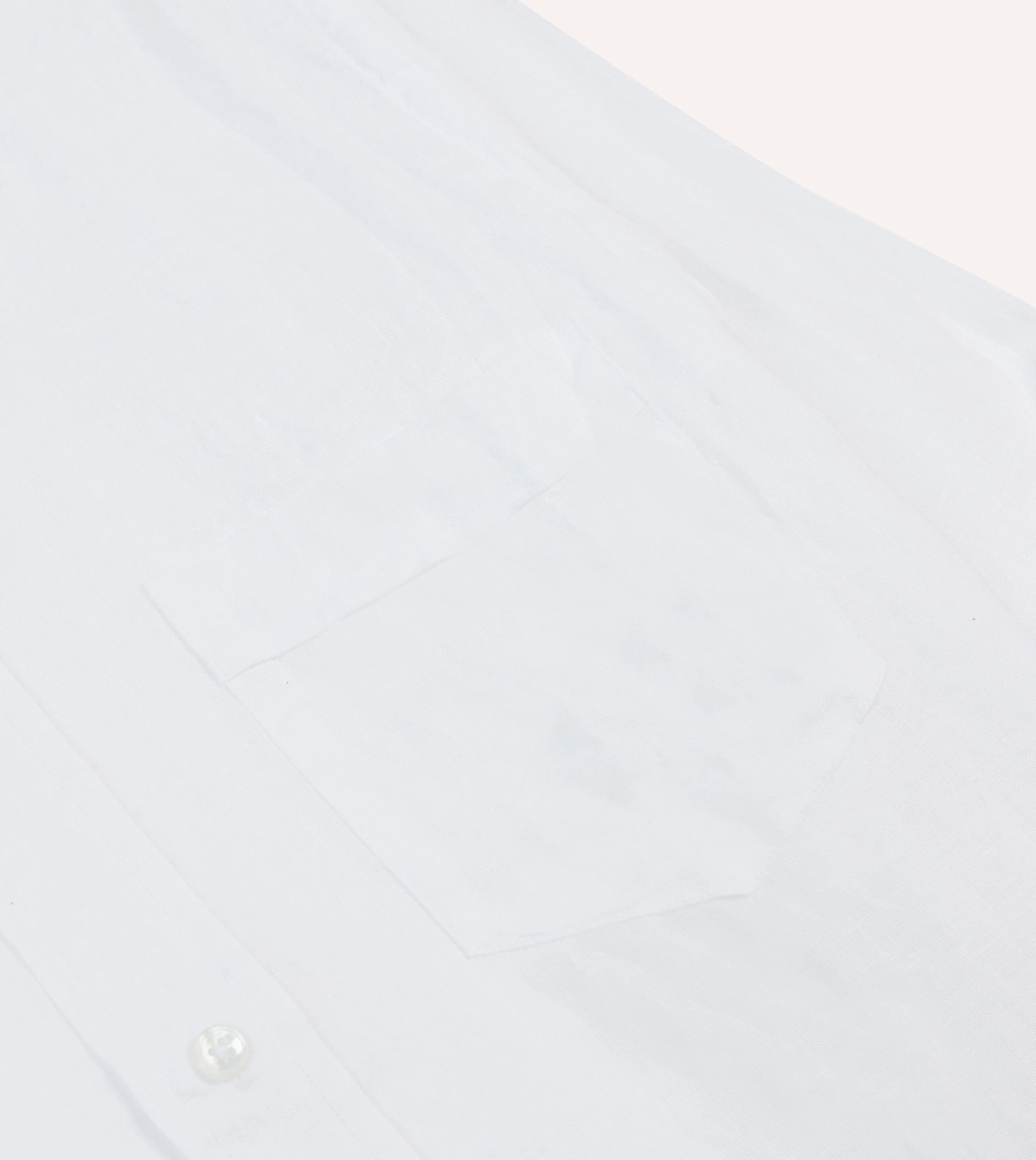 White Linen Spread Collar Shirt Comfy Wardrobe