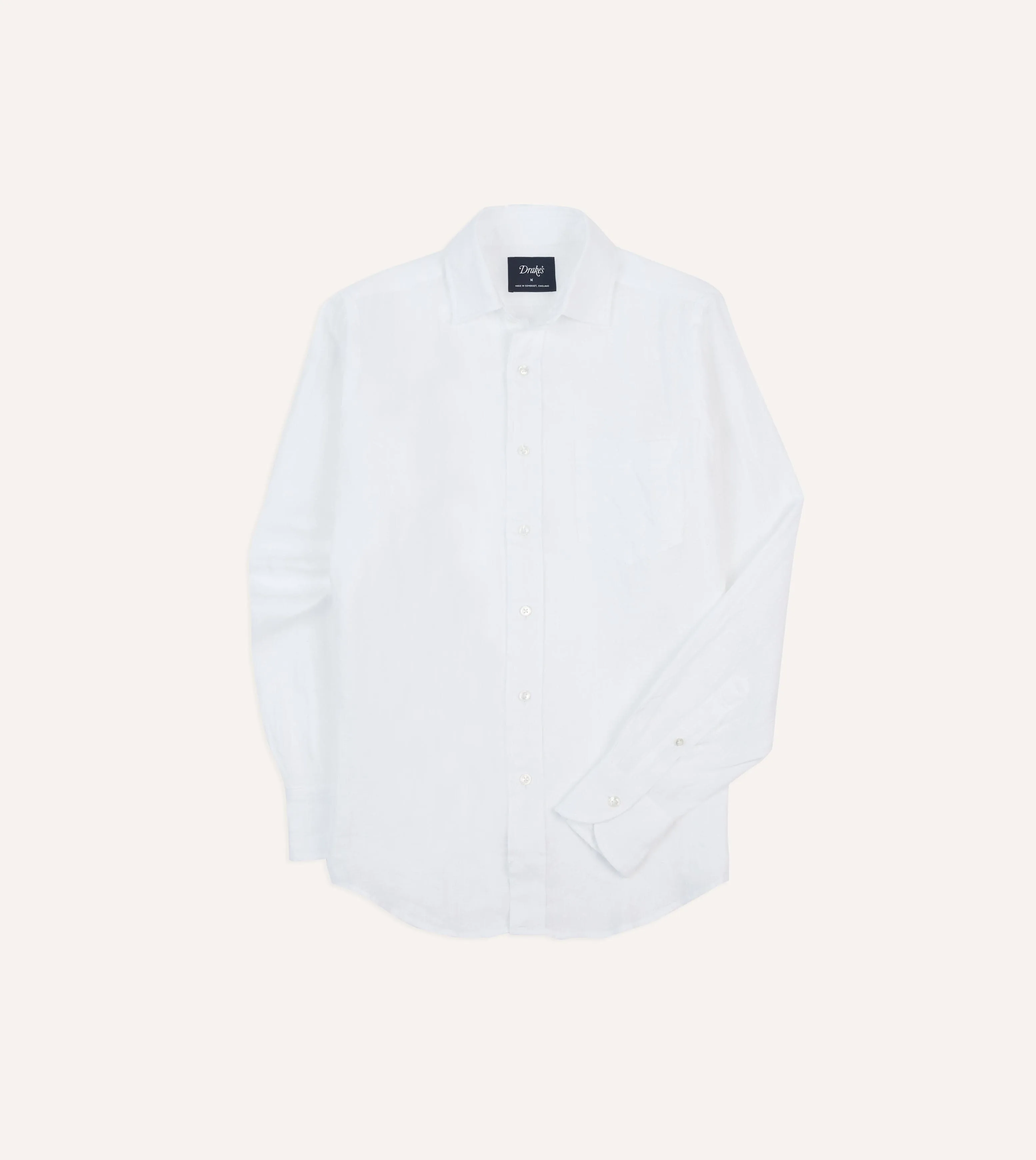 White Linen Spread Collar Shirt Textured Surface Beach Outfit