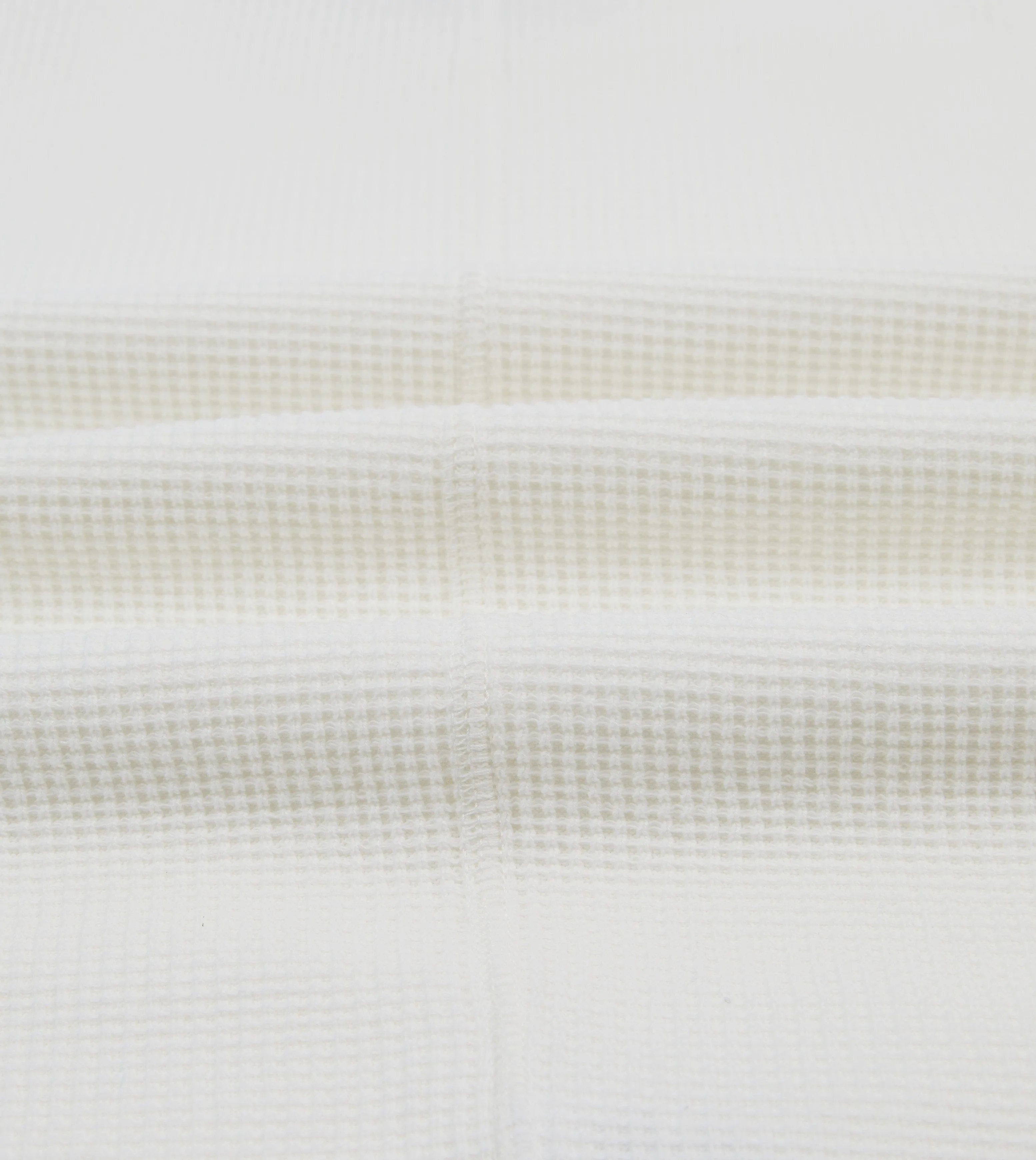 Layering Fashion Sun Protection White Waffle Knit Long-Sleeve Hiking T-Shirt