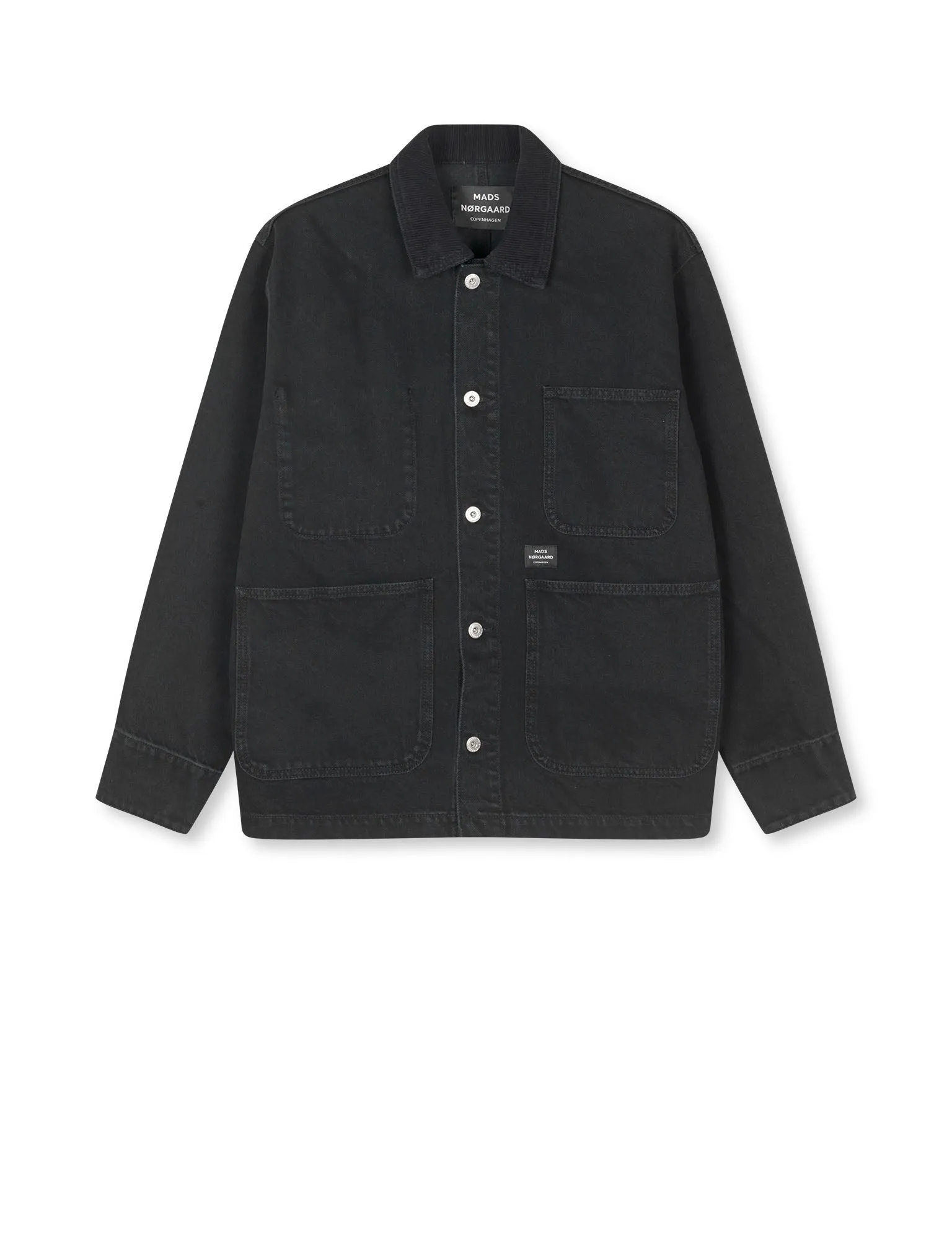 Arizona Black Black Chore Jacket, Black Rinse Wash wrinkle free finish