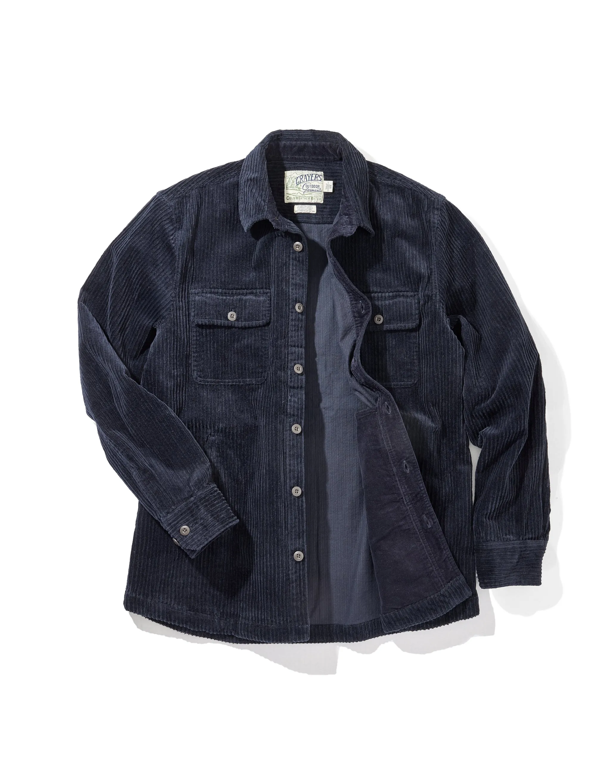 Catalina Rope Cord Shirt Jacket - Navy DurableOuterShell