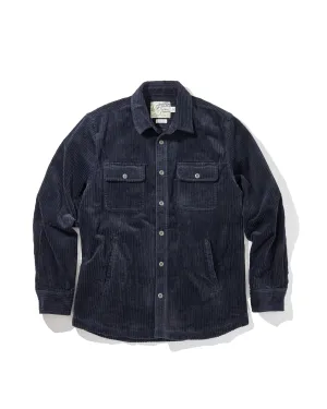 Catalina Rope Cord Shirt Jacket - Navy Sporty Touch