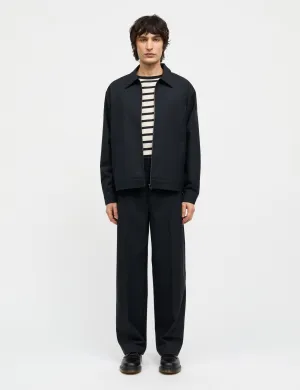 Tear Resistant Knit Wrinkle Free Fabric Super Twill Travis Jacket, Black