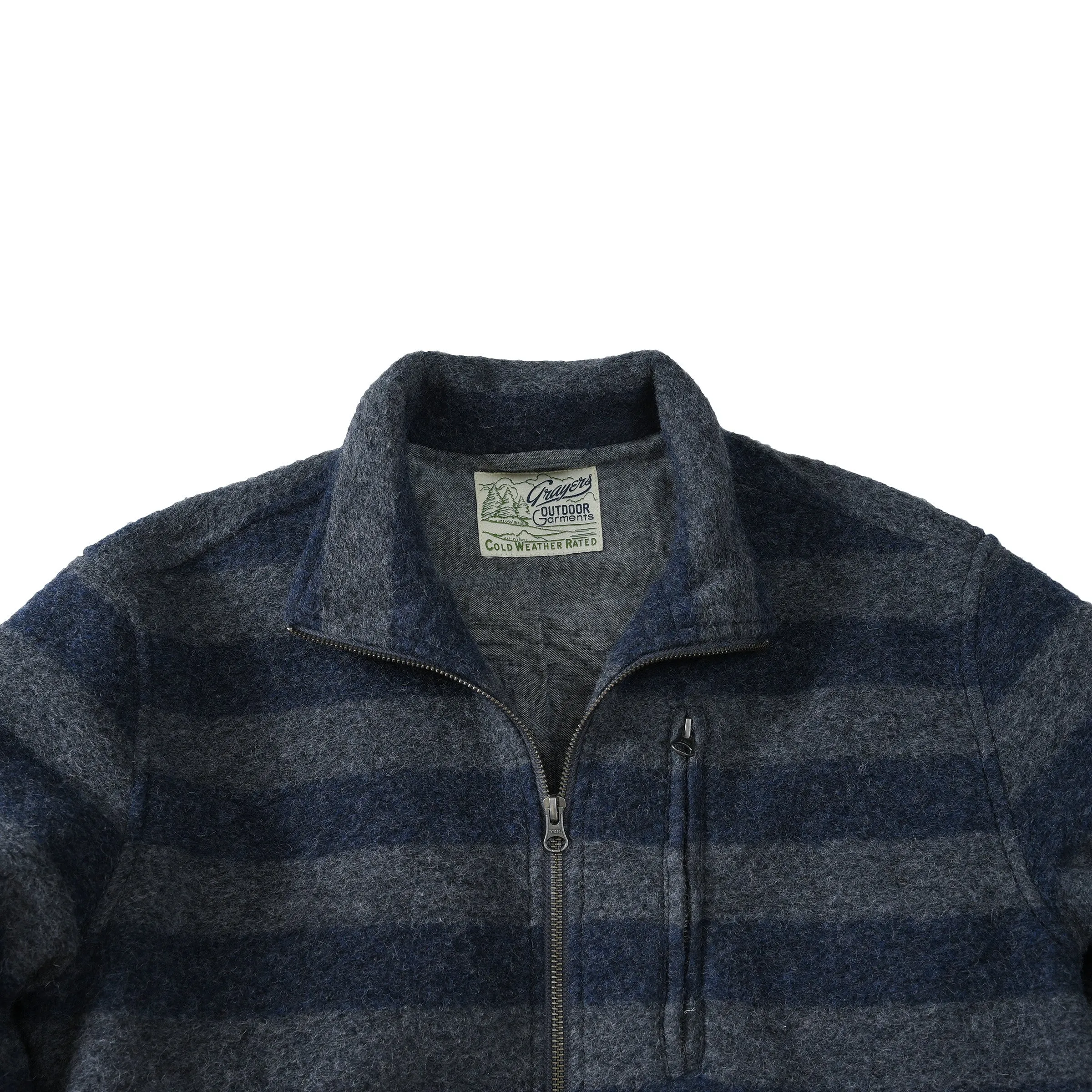 Bowen Wool Stripe Jacket (Final Sale)* Matte Finish Breezy Layer Option