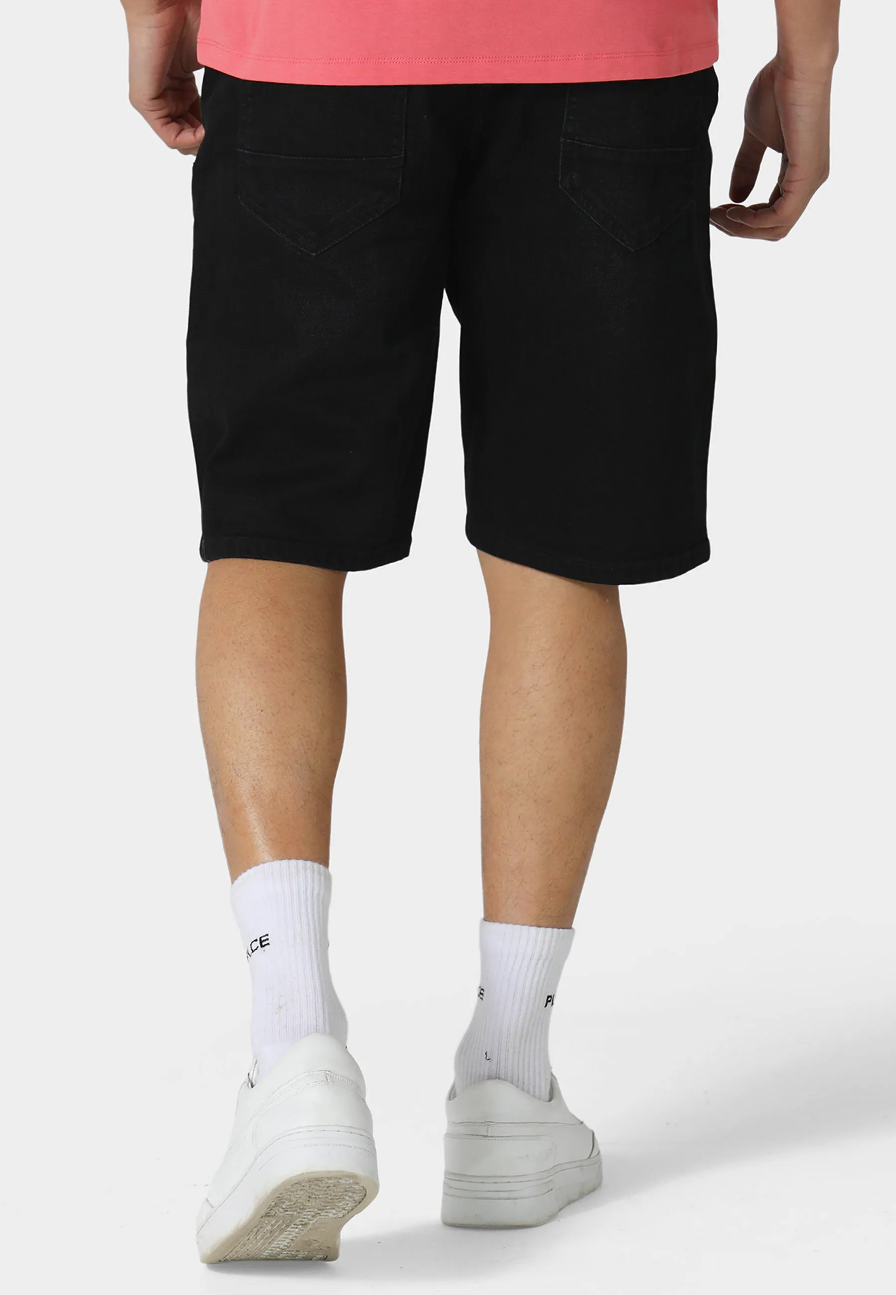 Fitness Ready All Fit Wolf Black Wash Denim Shorts