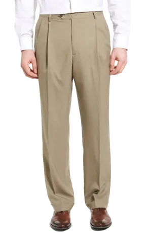 Wool Tropical Plain Weave Relaxed Fit Design Tailored Fit