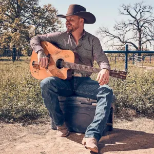 OdorResistantTechnology Wrangler Men's Cody Johnson L/S Diamond Button Down Shirt in Burgundy