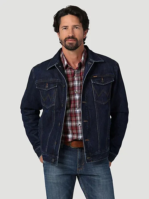 Wrangler Men's Retro Unlined Denim Jacket Refined Casual