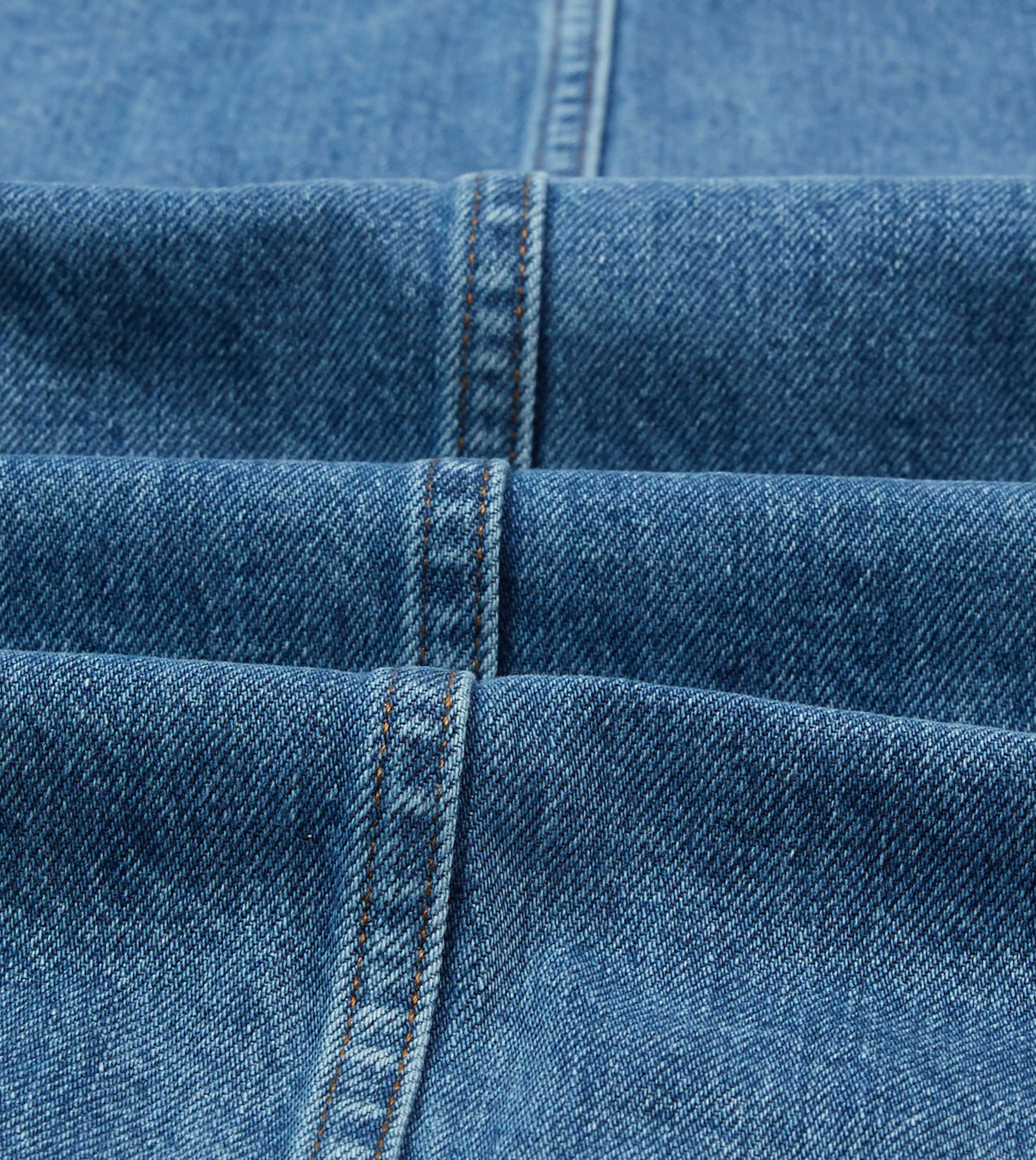 Bleach Wash Denim Work Jacket Weatherproof Zippers