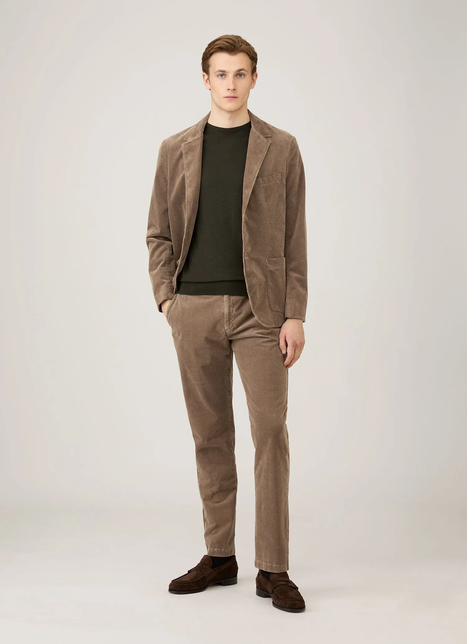 Cold Day Men's Extra-Fine Merino Crew Neck in Dark Green