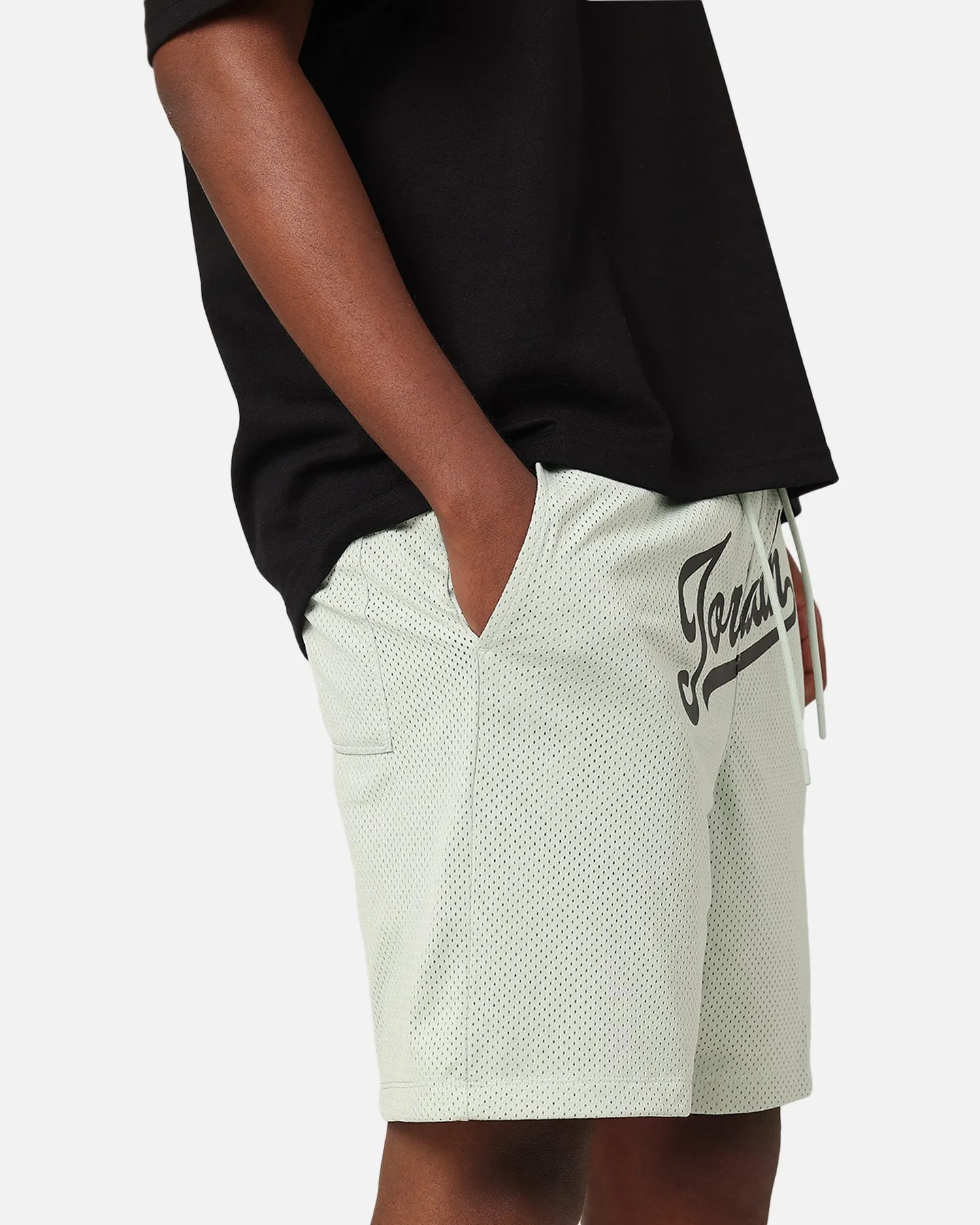 Outdoor Life Modern Fit Jordan Flight MVP Statement Mesh Shorts Seafoam/Black