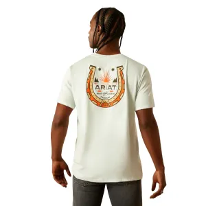 Ariat Men's Lucky Shoe Crew Neck T-Shirt in Glacier Simple Yet Elegant