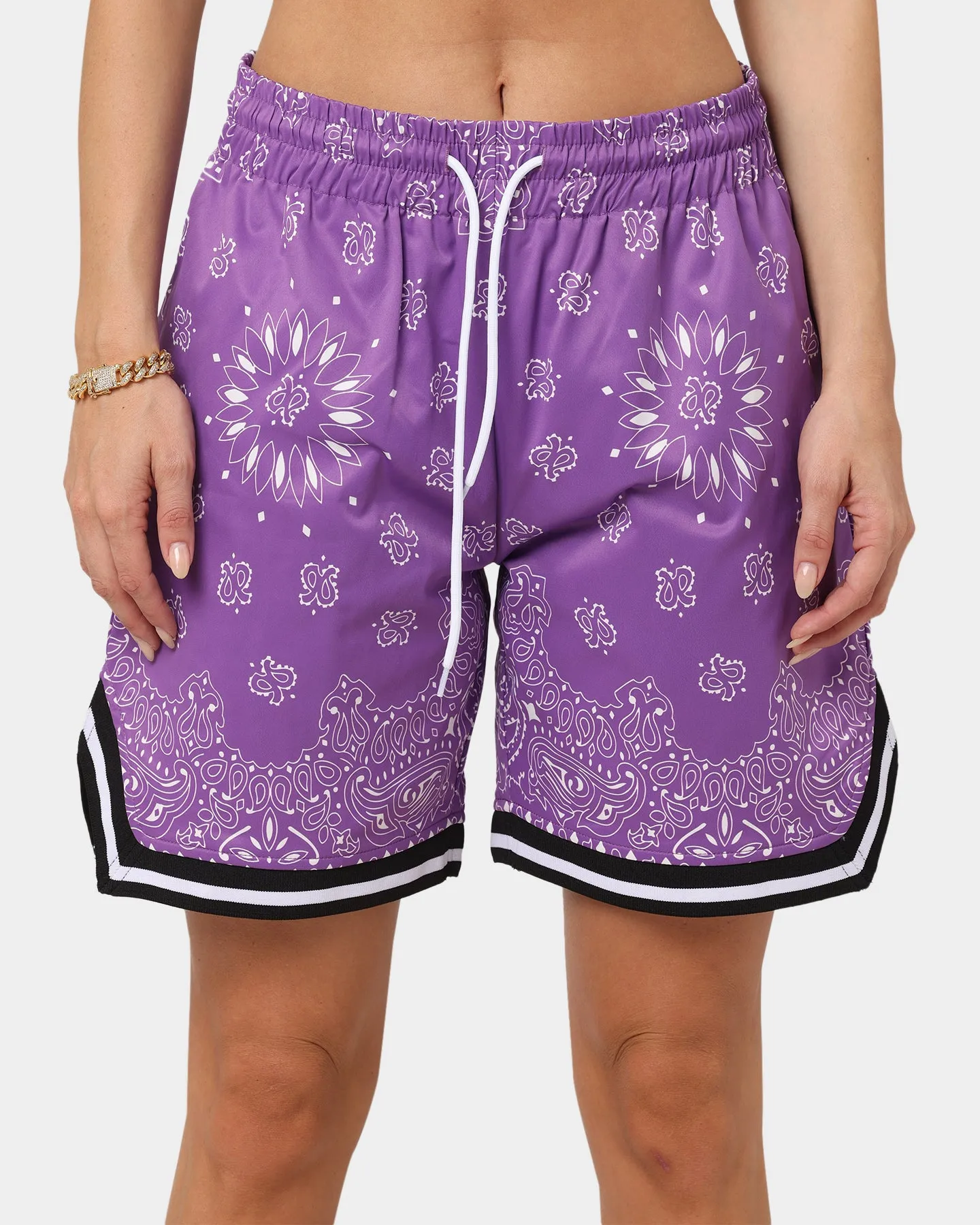 school outfit XXIII Mike Paisley Basketball Shorts Purple