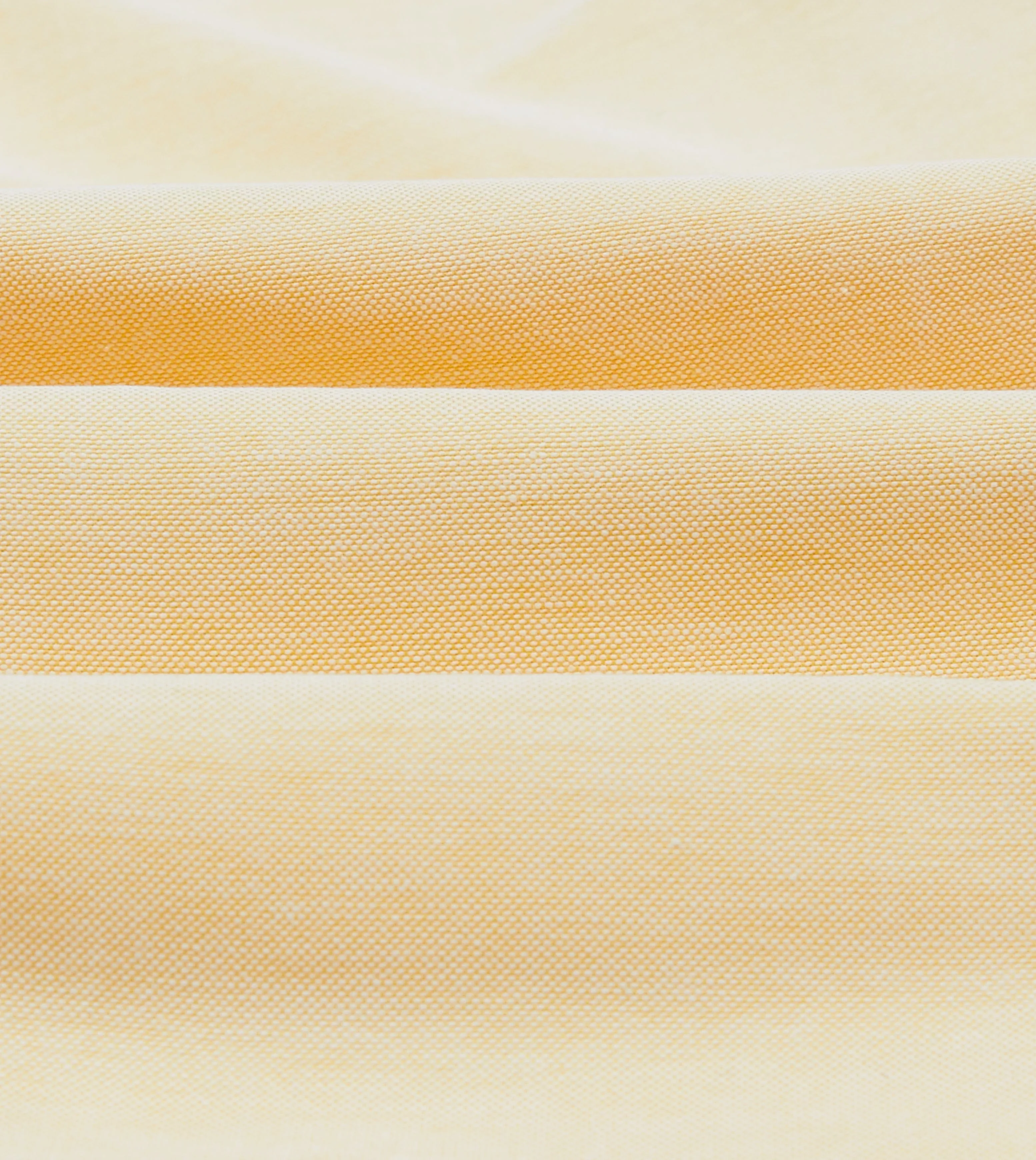 Yellow Cotton Oxford Cloth Button-Down Shirt Classic Trend Look Trendy Casual Wear