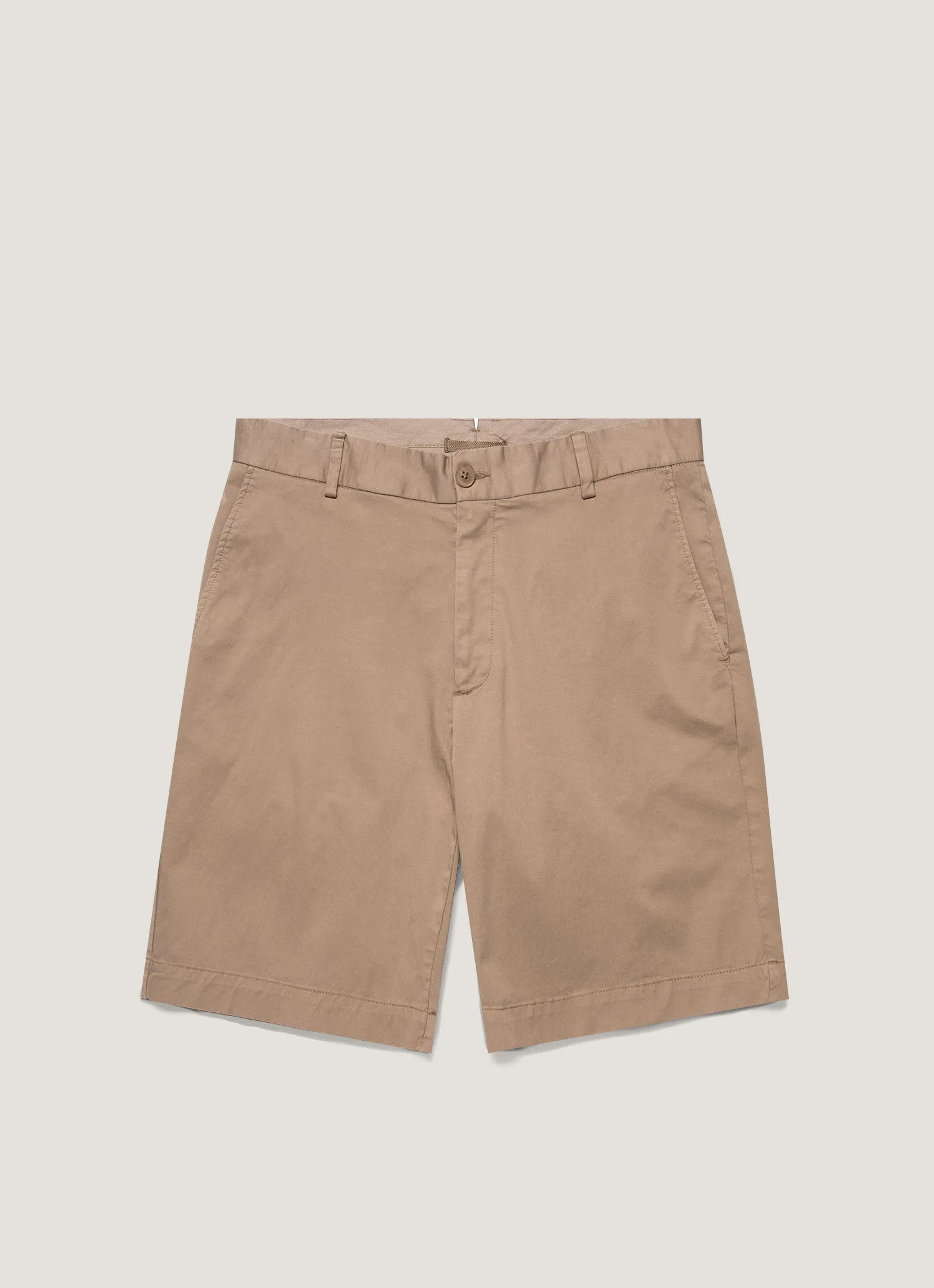 Men's Chino Shorts in Dark Stone Comfy Layers Move Friendly