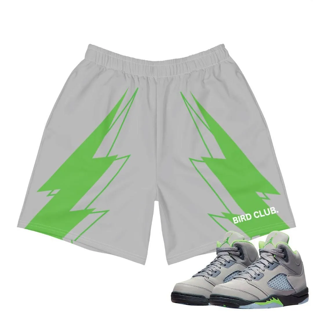 Retro 5 Green Bean Shorts Slim Stretch