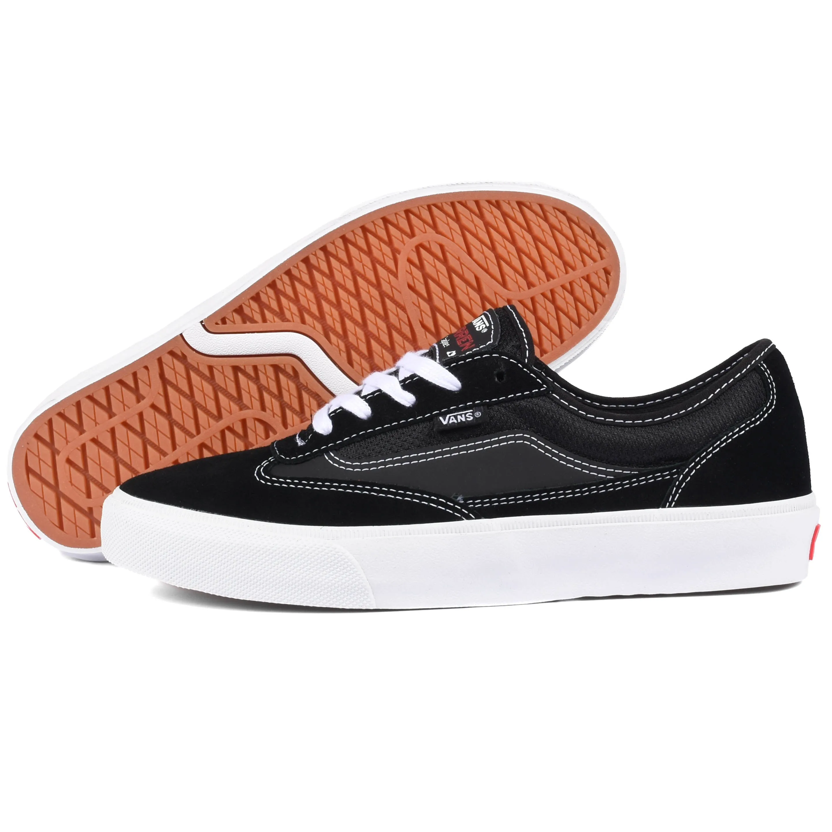 Vans - Curren Caples (Black/White) Stride Ready